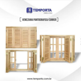 janela de madeira veneziana valor Itaquaquecetuba