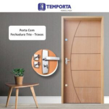porta de madeira frisada branca Itapevi