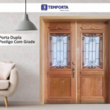 porta de madeira grande para sala preço Francisco Morato
