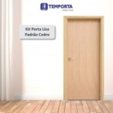 porta de madeira lisa 210x100 fabricante Santana de Parnaíba