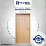 porta de madeira maciça com batente valor Cajamar